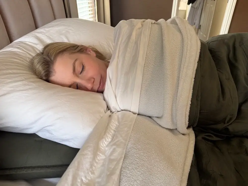 Image showing a person sleeping, symbolizing that there are four stages of sleep.