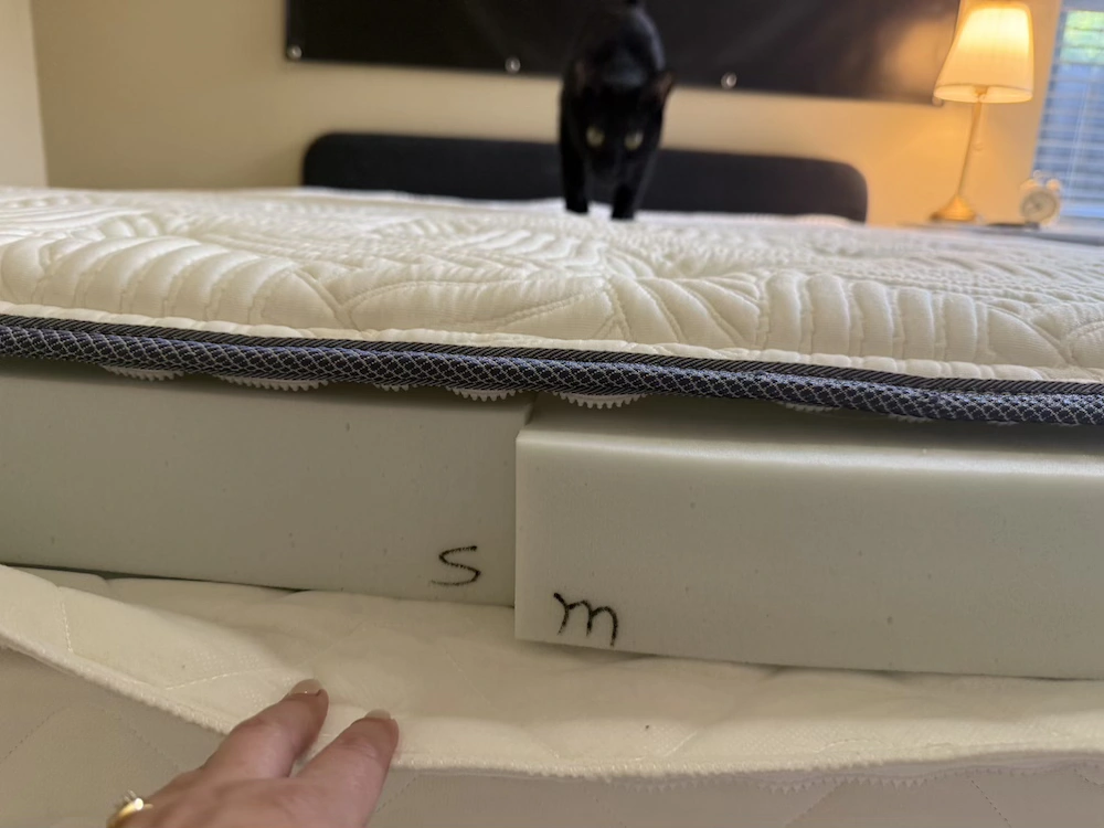 Soft and medium DLX Premier Hybrid comfort inserts