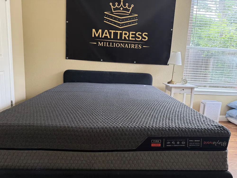 Layla Hybrid mattress in Mattress Millionaires testing room