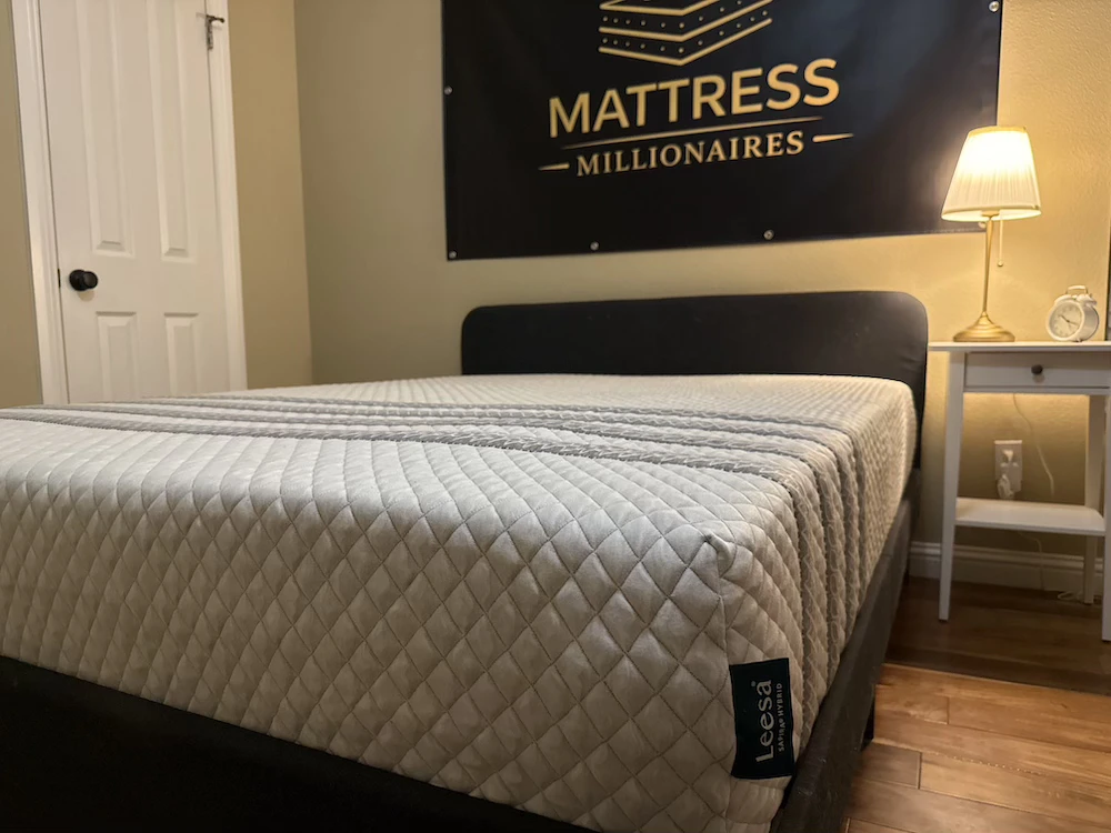 Leesa Sapira Hybrid mattress tested for combination sleepers