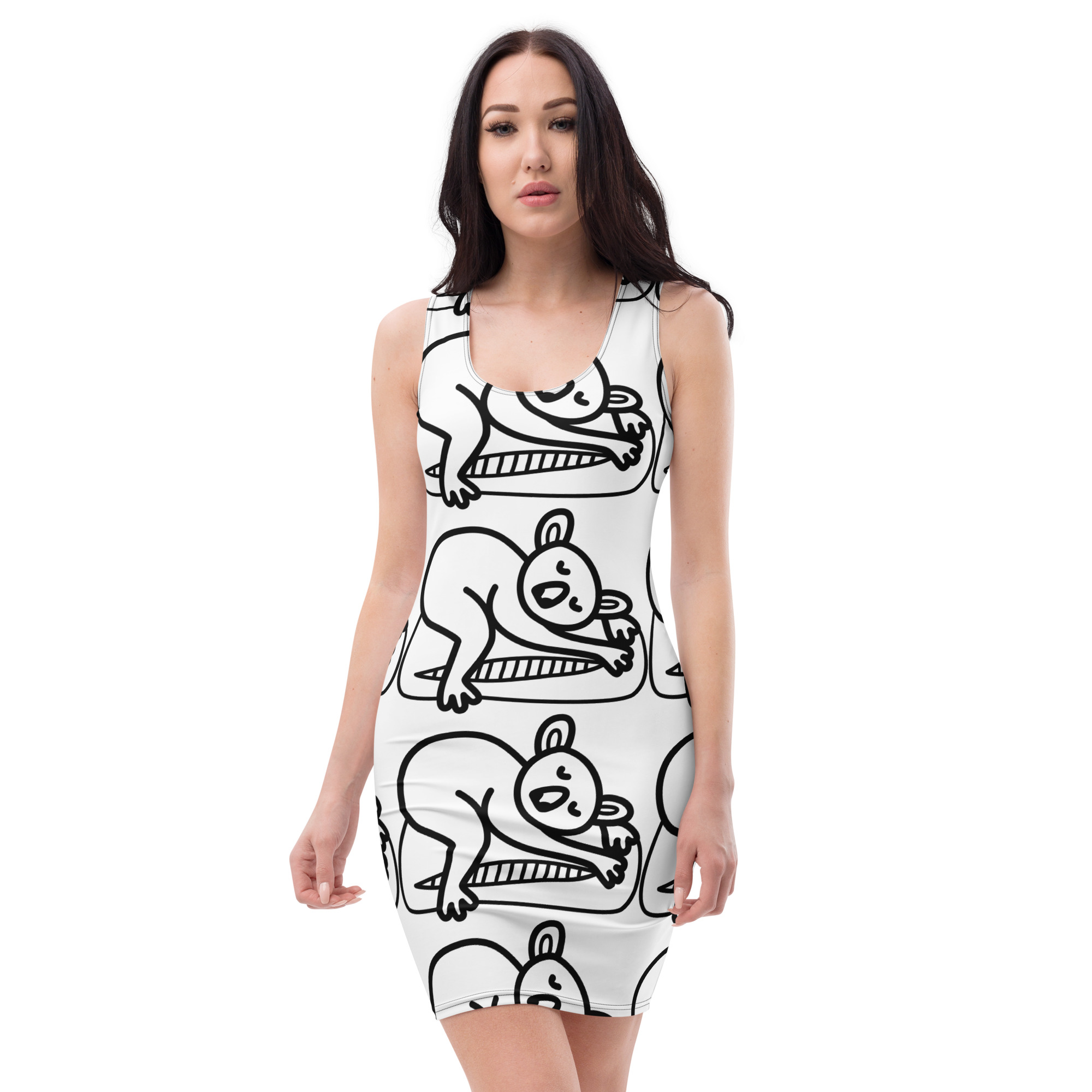 Koala Sleeping - Bodycon dress