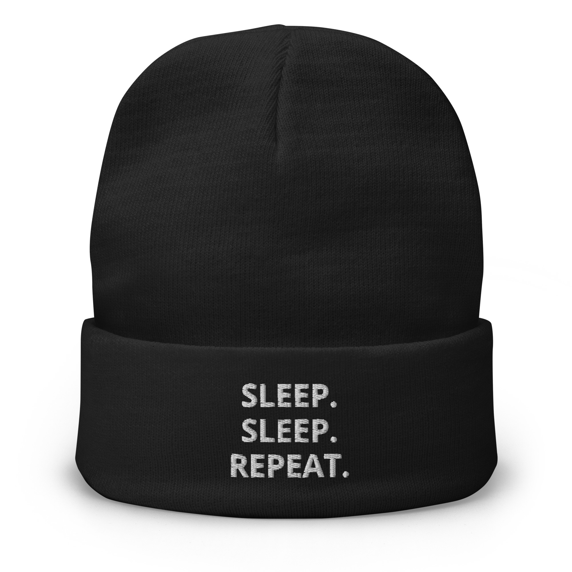 Sleep Sleep Repeat - Embroidered Beanie