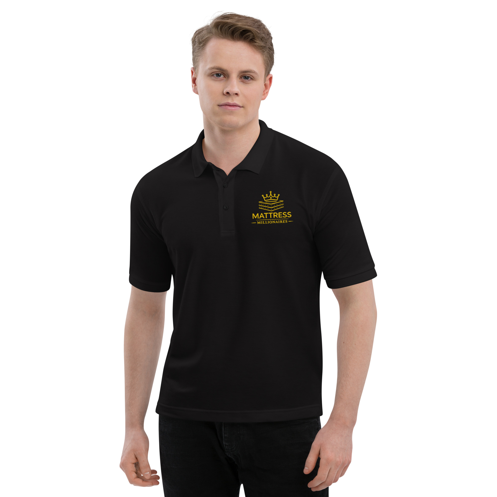 Mattress Millionaires Logo - Men's Premium Polo