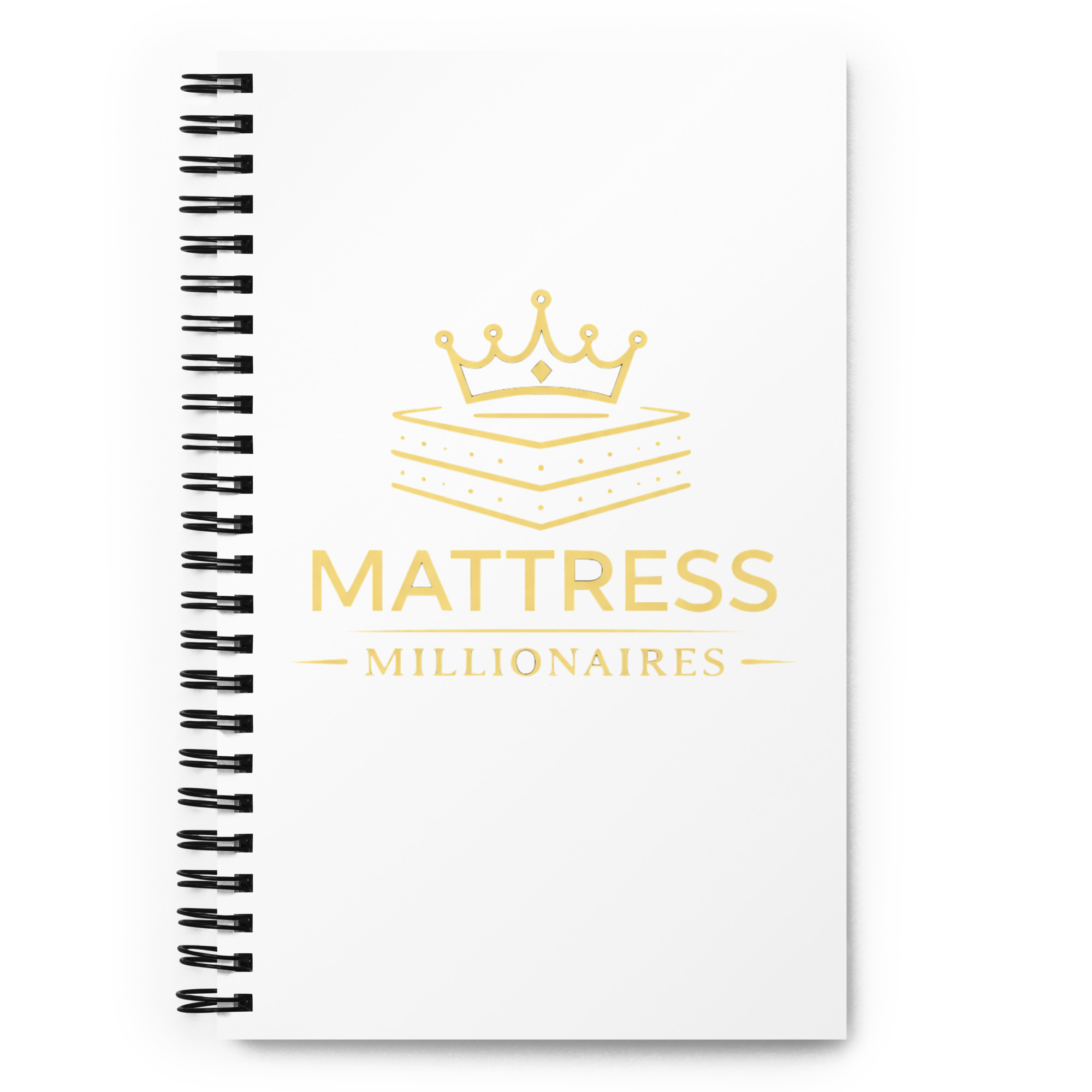 Mattress Millionaires Logo - Spiral notebook