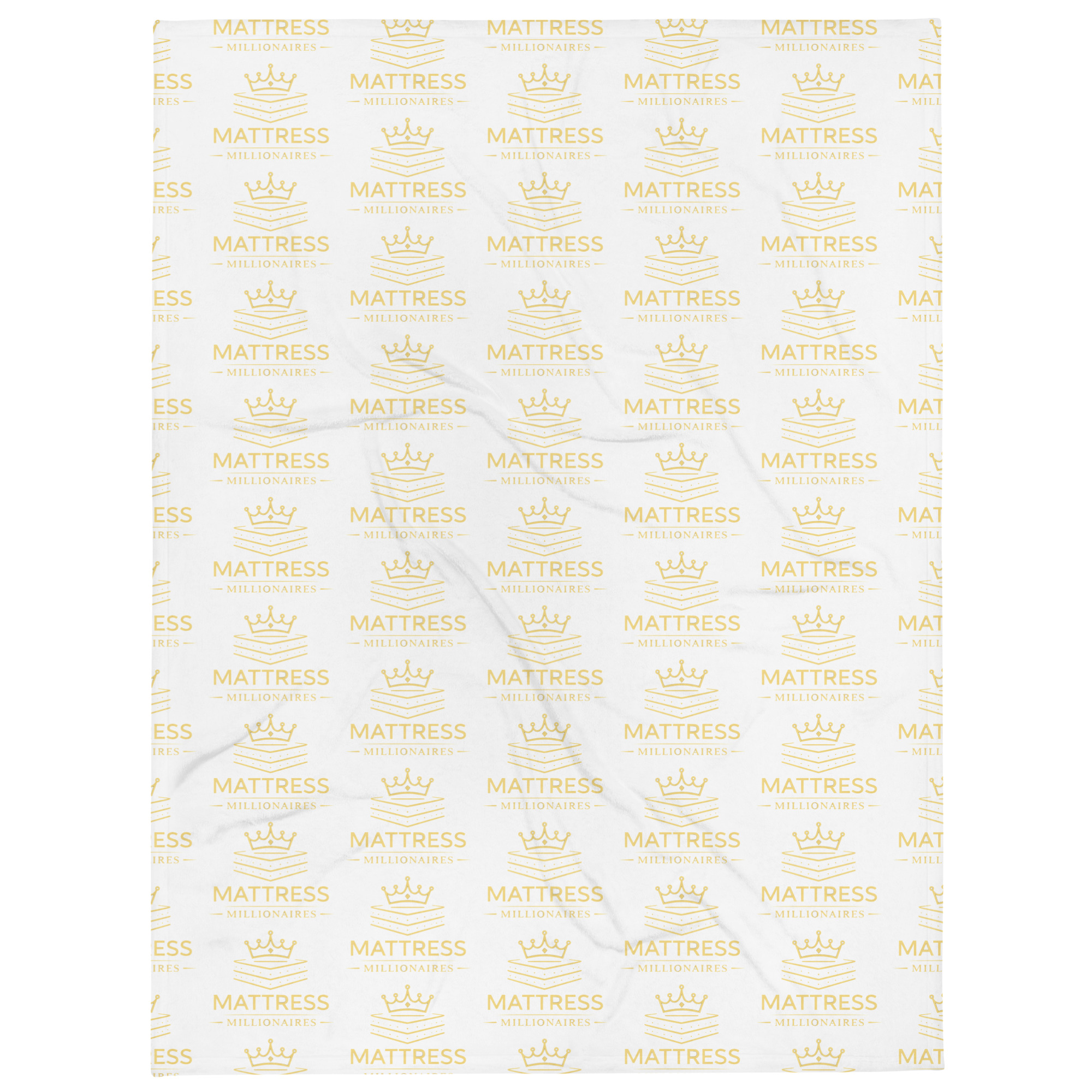 Mattress Millionaires Logo - Throw Blanket