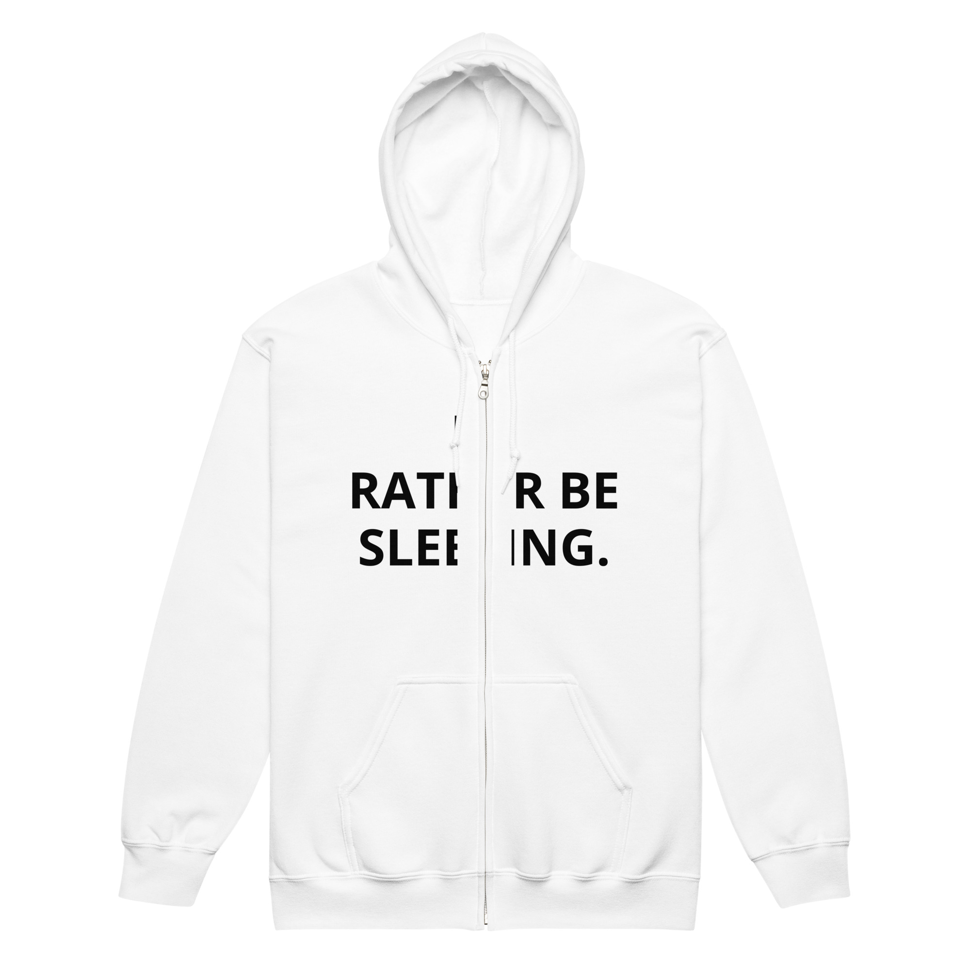 I'd Rather Be Sleeping - Unisex heavy blend zip hoodie