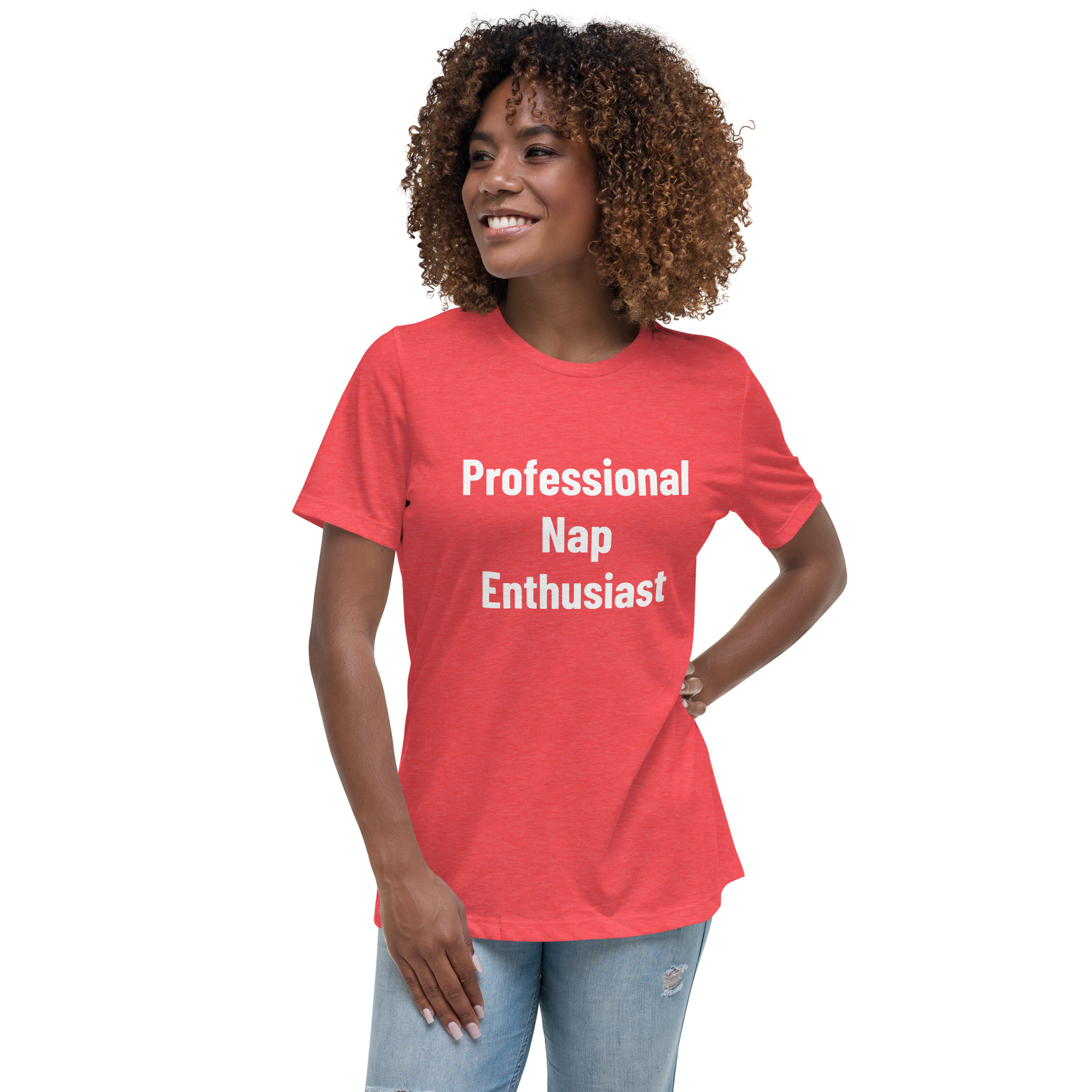 Professional Nap Enthusiast - Women's Relaxed T-Shirt